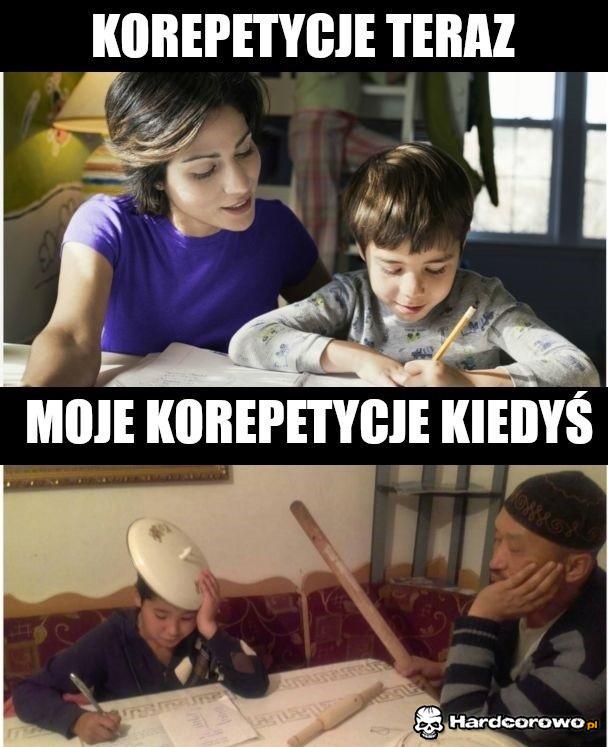 Korepetycje kiedyś i teraz - 1