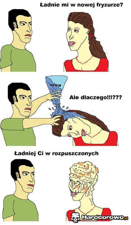 Ładnie mi w nowej fryzurze? - 1