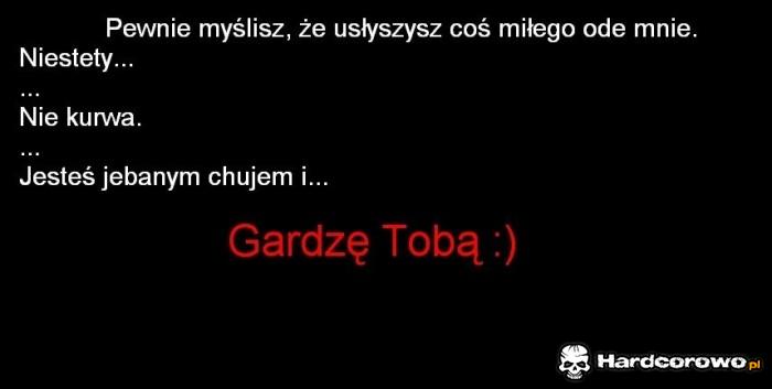 Gardzę tobą - 1