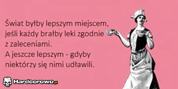 Dawkowanie leków - 1