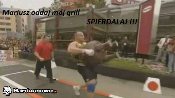 Pudzian będzie grillował  - 1