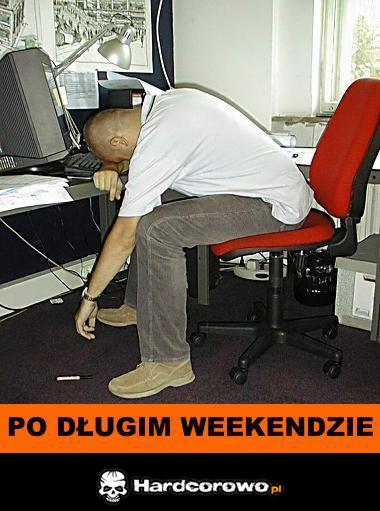 Po długim weekendzie - 1