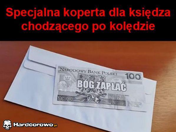 Specjalna koperta dla księdza - 1