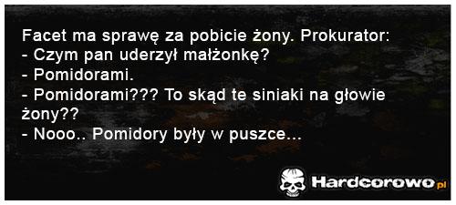 Facet ma sprawę za pobicie żony - 1