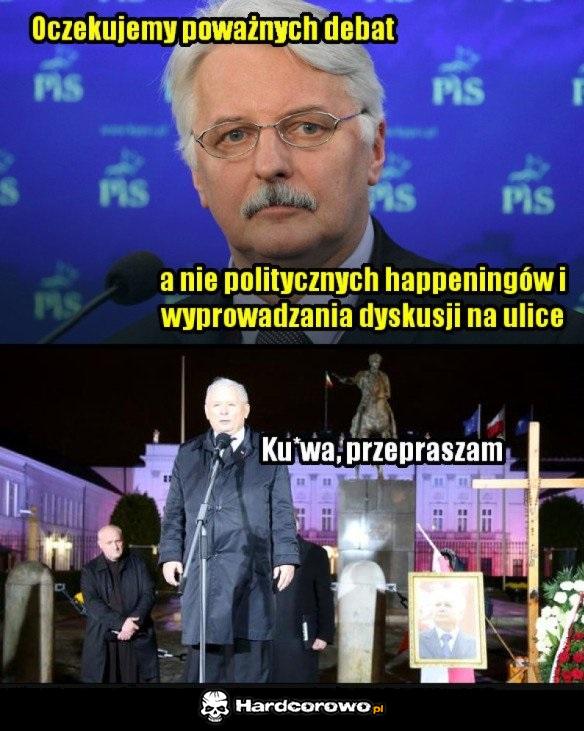 Waszczykowski o protestach - 1