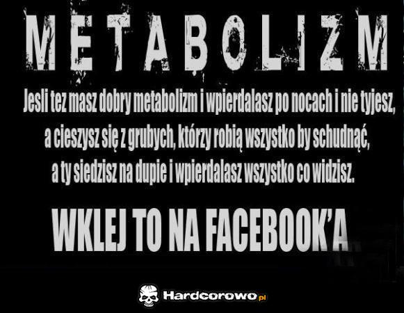 Metabolizm  - 1