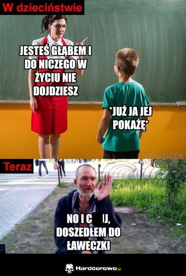 W dzieciństwie vs. Teraz - 1
