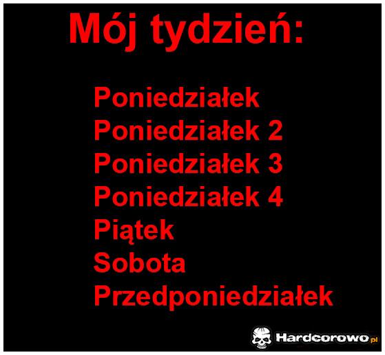 Mój tydzień  - 1