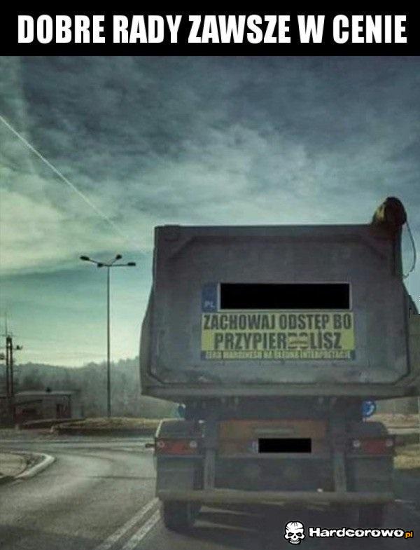 Bardzo dobra rada - 1