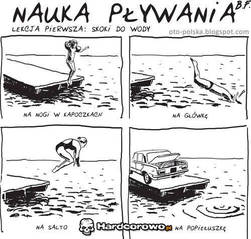 Nauka pływania - 1