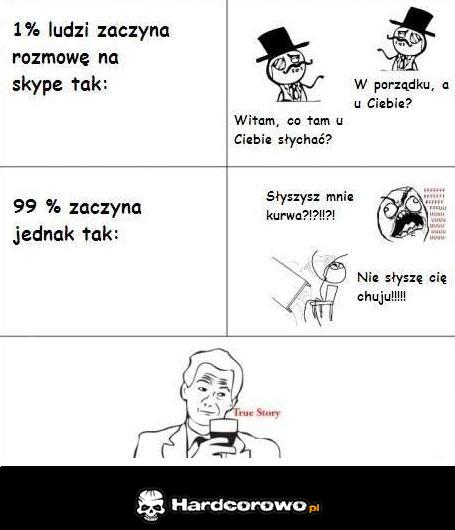 Rozmowa na Skype  - 1