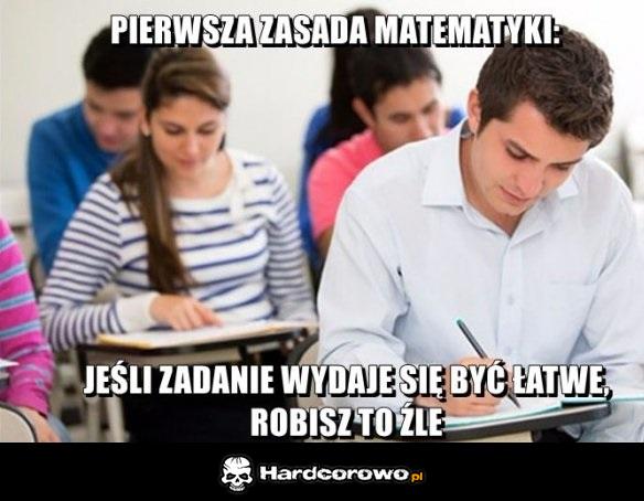 Zasada matematyki - 1