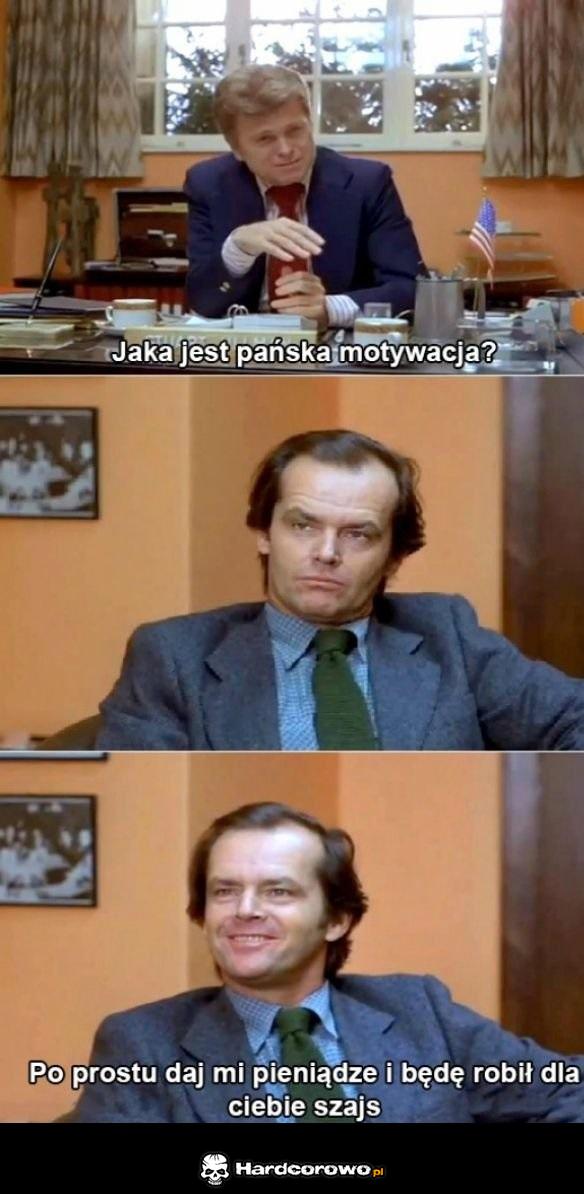 Motywacja w pracy - 1