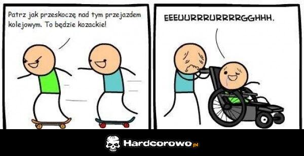 Skok nad przejazdem kolejowym  - 1