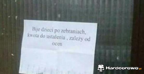 Ogłoszenie  - 1