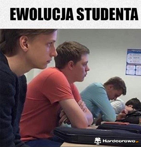 Ewolucja studenta - 1