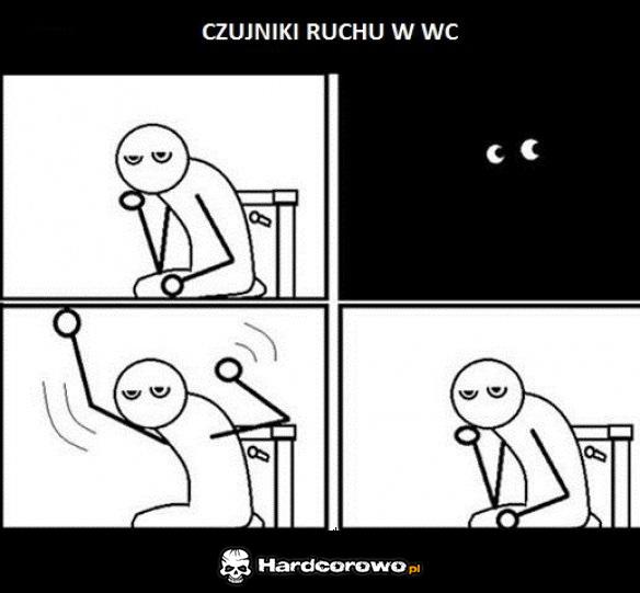 Czujniki ruchu w WC - 1