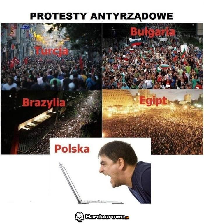 Protesty antyrządowe - 1