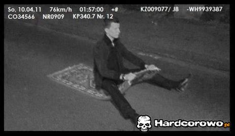 Latający dywan złapany przez fotoradar - 1