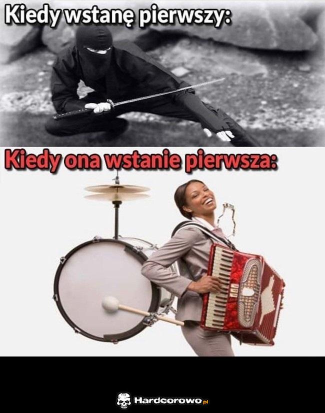 Kiedy wstaję pierwszy - 1