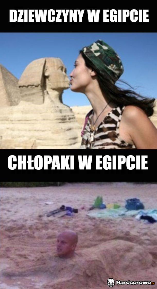 Dziewczyny vs Chłopaki w Egipcie - 1