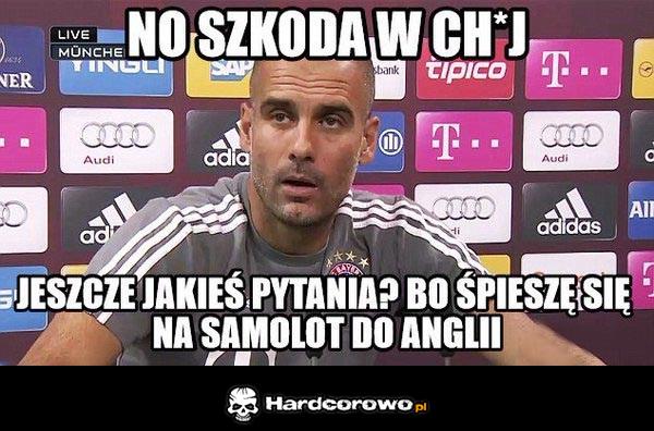 Guardiola po meczu - 1