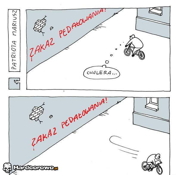 Zakaz pedałowania - 1