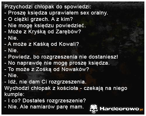 Przychodzi chłopak do spowiedzi - 1