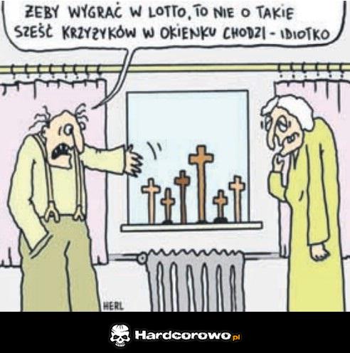 Sześć krzyżyków w okienku  - 1
