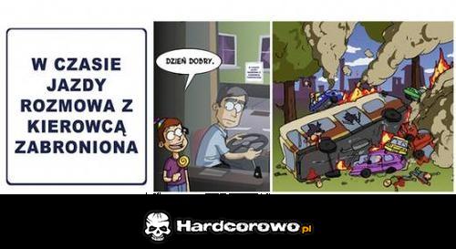 W czasie jazdy rozmowa z kierowcą zabroniona - 1
