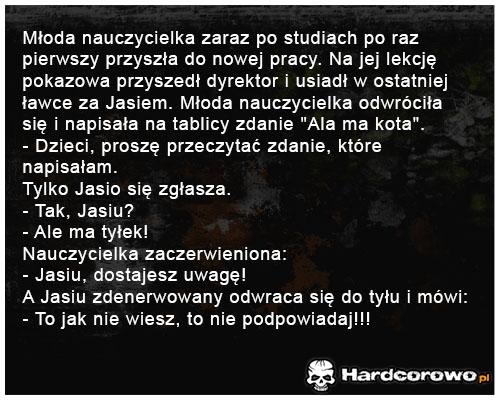 Młoda nauczycielka zaraz po studiach - 1