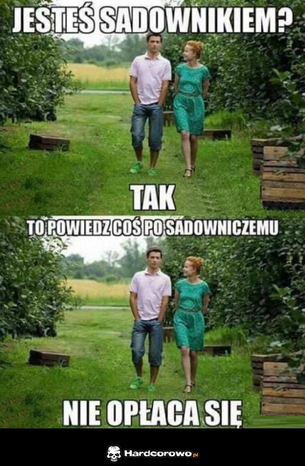 Bo z sadownikami to jest tak - 1