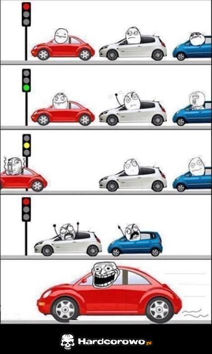 Troling na światłach - 1