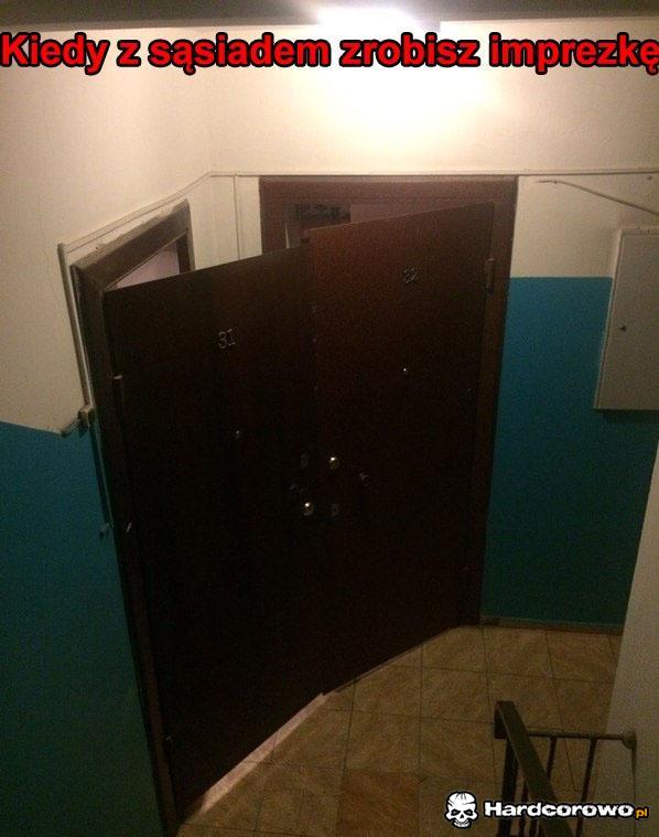Imprezka z sąsiadem  - 1