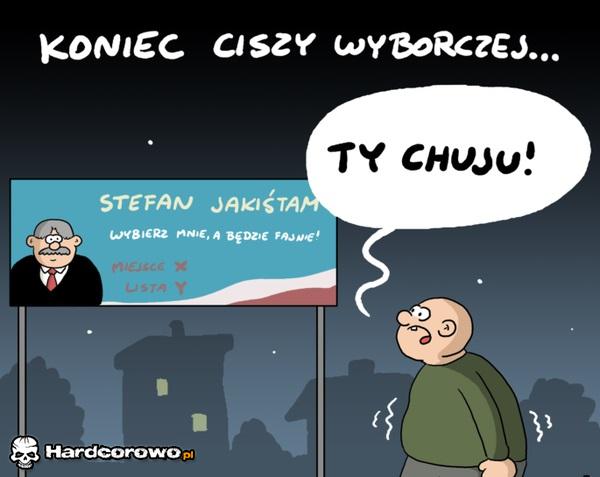 Koniec ciszy wyborczej - 1