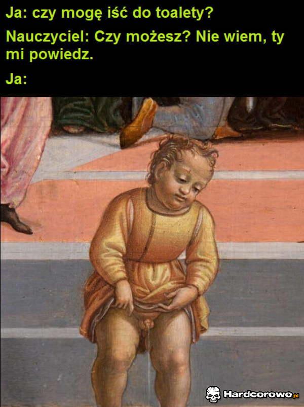 Sikanie na lekcji - 1