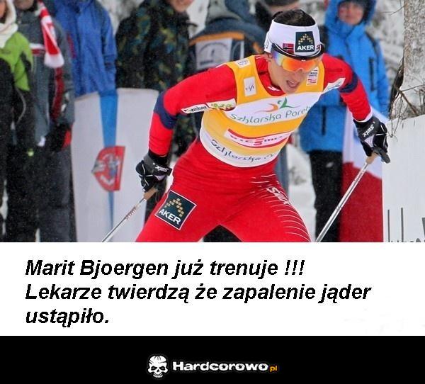 Marit Bjoergen już trenuje - 1