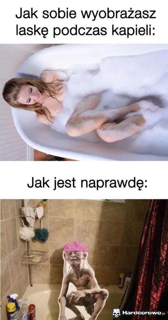 Laska w kąpieli - 1