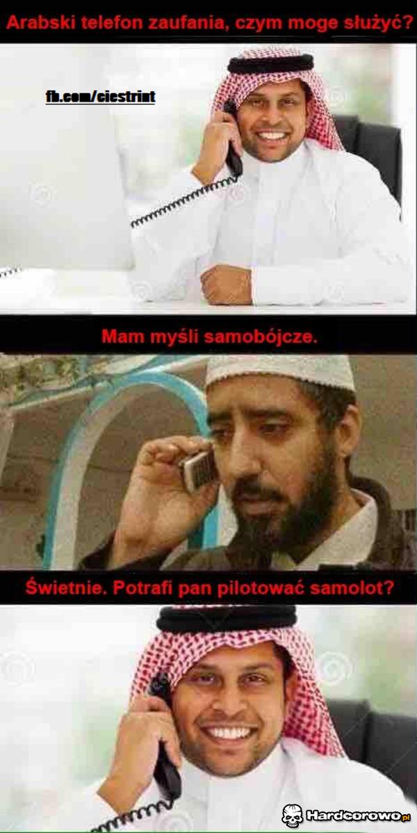Arabski telefon zaufania - 1