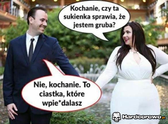 Pogrubiająca sukienka - 1