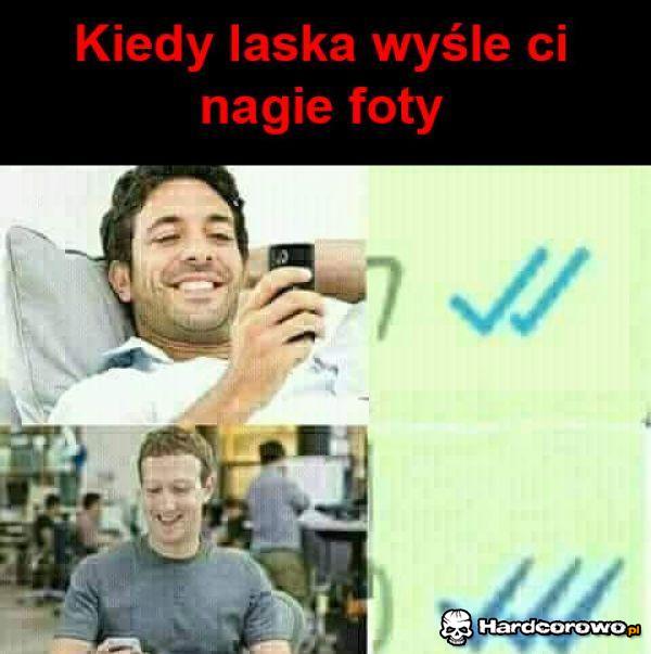 Kiedy laska wyśle ci nagie foty - 1