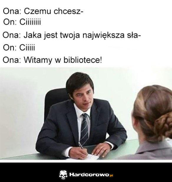 Jak zdobyć pracę w bibliotece - 1