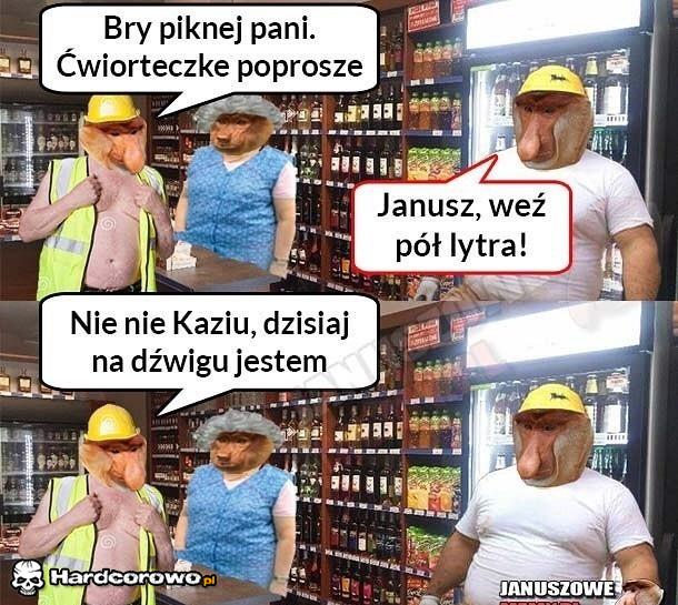 Dlaczego Janusz odmówił pół litra - 1