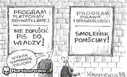 Programy PiS i PO - 1