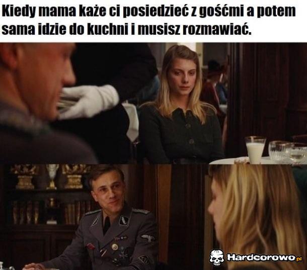 Kiedy mama każe ci posiedzieć z goścmi - 1