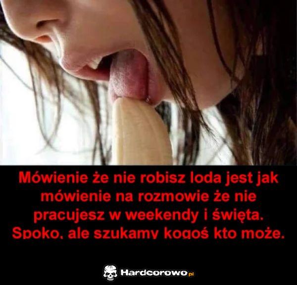 Mówienie że nie robisz loda - 1