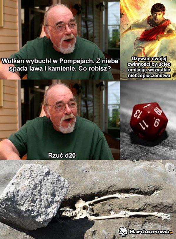 Wulkan wybuchł w pompejach - 1