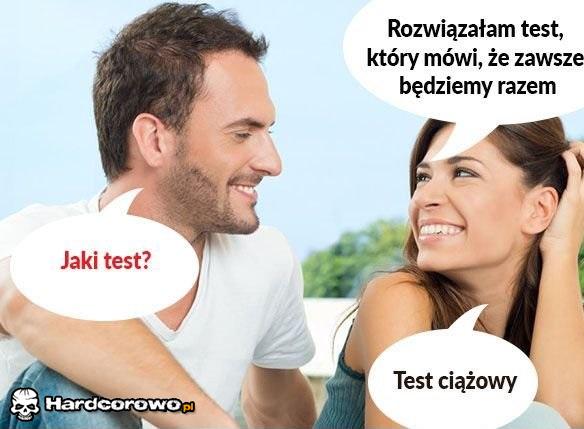 Zrobiła test - 1