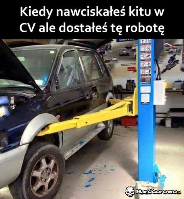 Kiedy nawciskałeś kitu w CV - 1