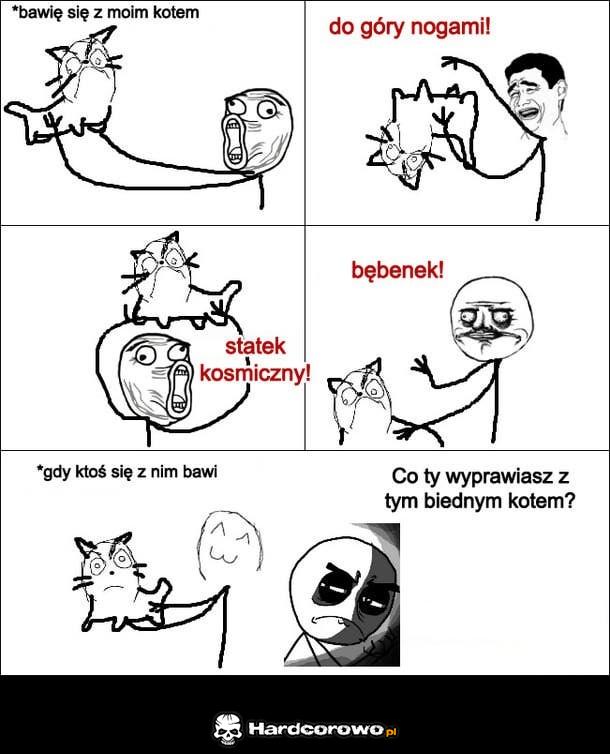 Zabawa z kotem - 1